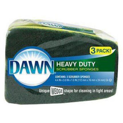 Dawn, Heavy Scrubber Sponges 3 Pack, Case Of 6, 3 Ct