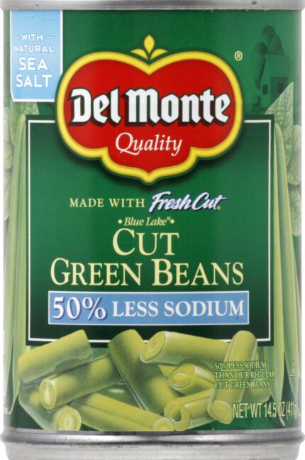 Del Monte, Green Beans, Case Of 12, 14.5 Oz