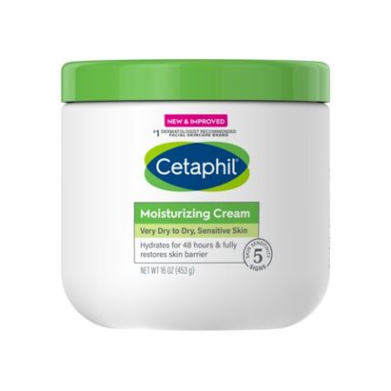 Cetaphil, Body Moisturizer By Hydrating Moisturizing Cream For Dry To Very Dry Sensitive Skin Fragrance Free Non Comedogenic Non Greasy, Case Of 3, 16 Oz