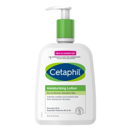 Cetaphil, Body Moisturizer By Hydrating Moisturizing Lotion For All Skin Types Suitable For Sensitive Skin Fragrance Free Hypoallergenic Non Comedogenic, Case Of 3, 16 Fl Oz