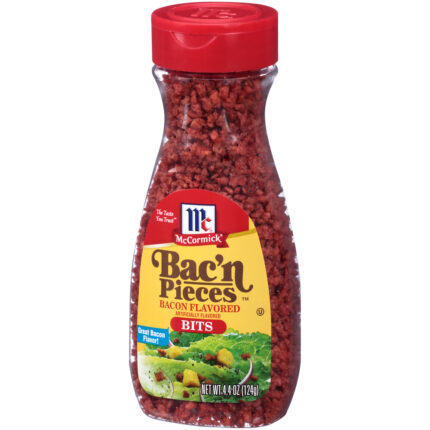 Mccormick, Imitation Bacon Bits For Salads Or Baked Potatoes, Case Of 6, 4.4 Oz