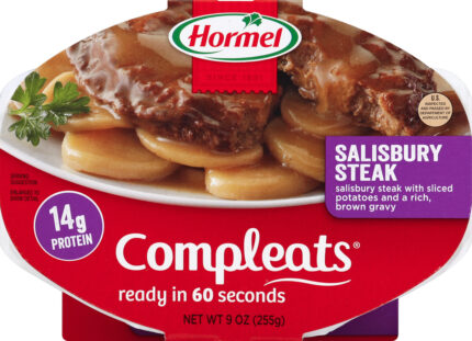 Hormel, Compleats Salisbury Steak, Case Of 6, 9 Oz