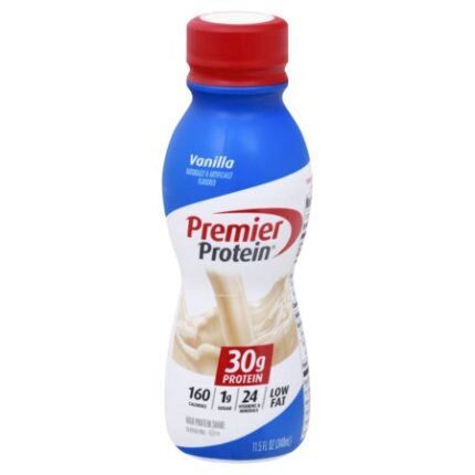 Premier Protein, High Protein Shake Vanilla, Case Of 12, 11.5 Fl Oz