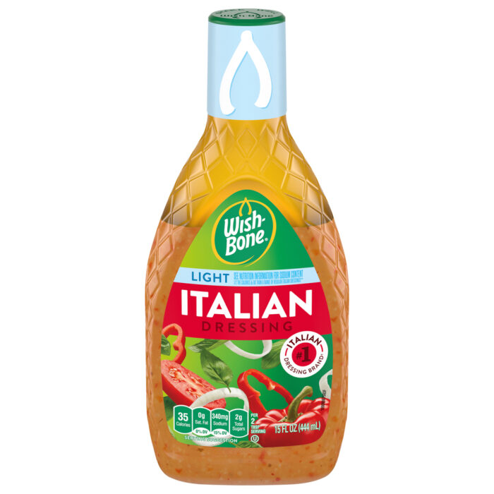 Wish-Bone, Light Italian Dressing, Case Of 6, 15 Fl Oz - Image 1