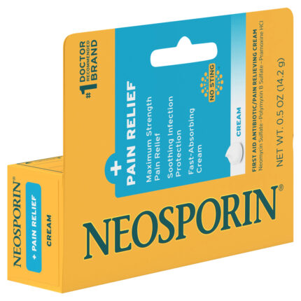 Neosporin, First Aid Antibiotic Pain Relieving Cream, Case Of 6, 0.5 Oz