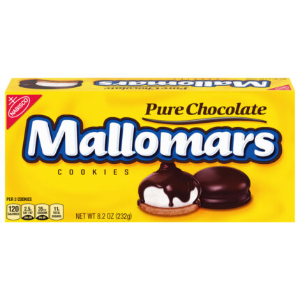 Mallomars, Pure Chocolate Cookies, Case Of 12, 8.2 Oz