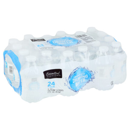 Essential Everyday, Purified Drinking Water 24 - 10 Fl Oz Bottles, 1 Each, 240 Fl Oz