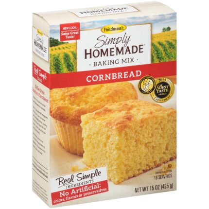Fleischmann'S, Simply Homemade Corn Bread Mix, Case Of 6, 15 Oz