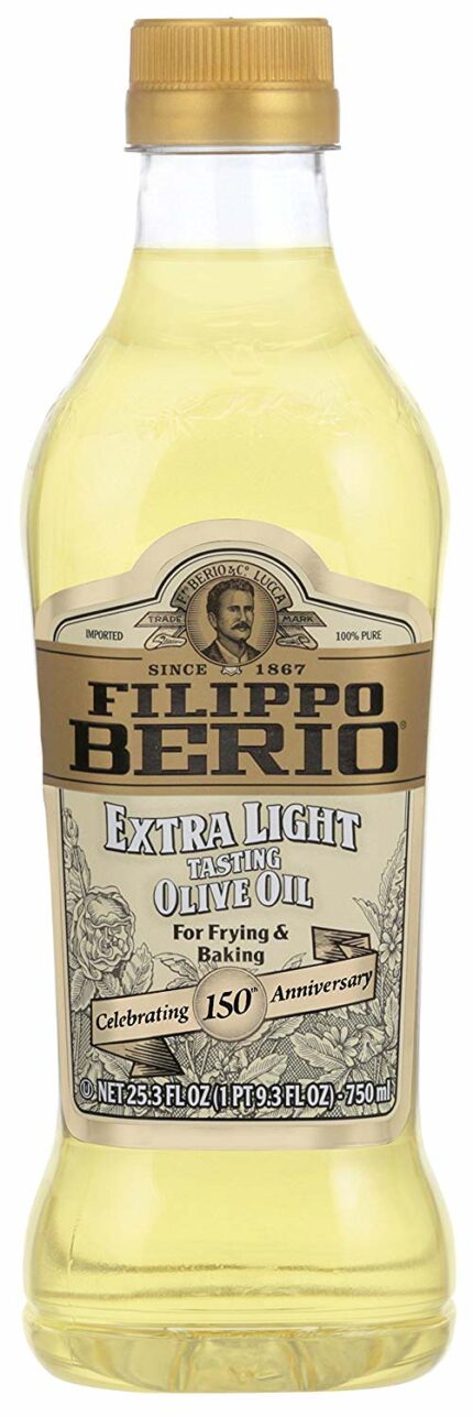 Filippo Berio, Extra Light Olive Oil, Case Of 12, 25.3 Fl Oz