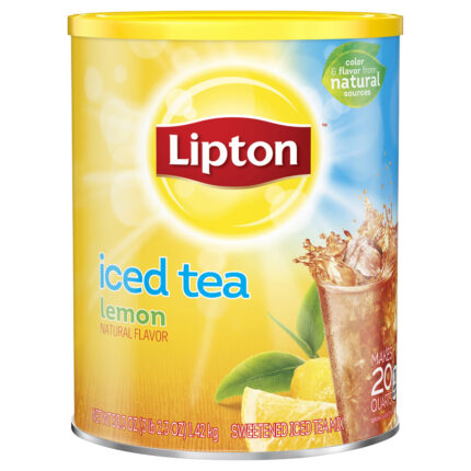 Lipton, Lemon Iced Tea Mix, Case Of 6, 47.2 Oz