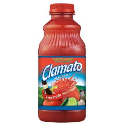 Clamato, Tomato Cocktail, Preparado, Case Of 12, 32 Fl Oz