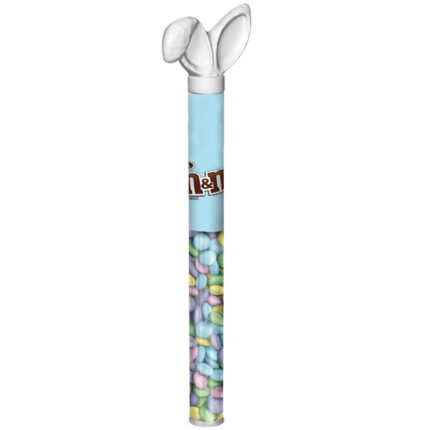 M&M'S, Pastel Colored M&M'S Easter Chocolate Candies Bunny Tube, Case Of 12, 3 Oz