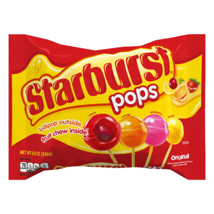 Starburst, Original Pops, Case Of 12, 8.8 Oz