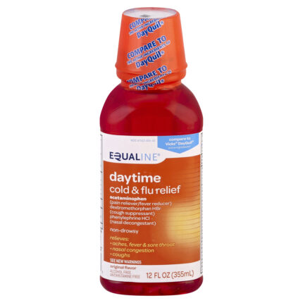 Equaline, Cold & Flu Relief Daytime, 1 Each, 12 Fl Oz