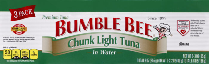 Bumble Bee, Tuna, Case Of 16, 9 Oz - Image 1