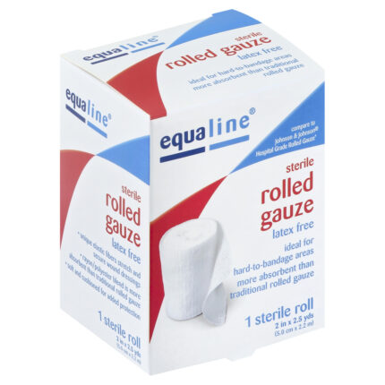 Equaline, Sterile Rolled Gauze 2 Inch X 2.5 Yards, Case Of 6, 1 Ct