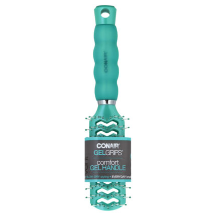 Conair, Gel Grips Vented Hairbrush, Case Of 3, 1 Ct