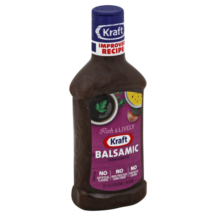 Kraft, Balsamic Vinaigrette Dressing Bottle, Case Of 6, 16 Fl Oz - Image 1