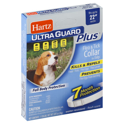 Hartz, Ultra Guard Plus Flea & Tick Collar For Dogs Fresh Scent, Case Of 6, 1 Ct
