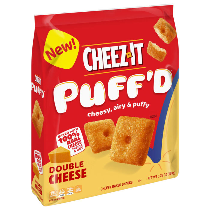 Cheez-It, Puff'D Double Cheese Cheesy Baked Snacks, Case Of 6, 5.75 Oz - Image 1
