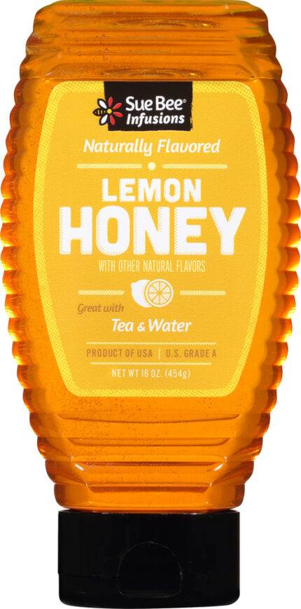 Sue Bee, Infusions Lemon Honey, Case Of 8, 16 Oz