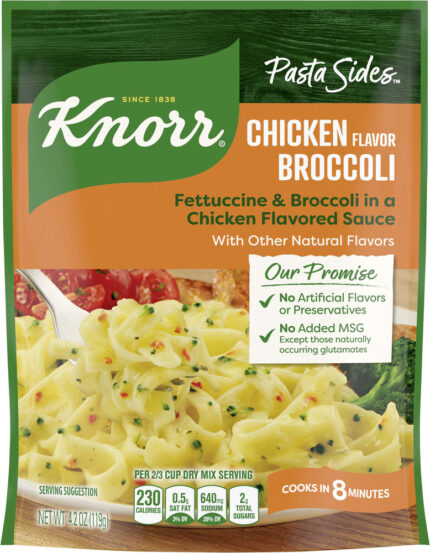 Knorr, Pasta Sides Chicken Broccoli, Case Of 8, 4.2 Oz