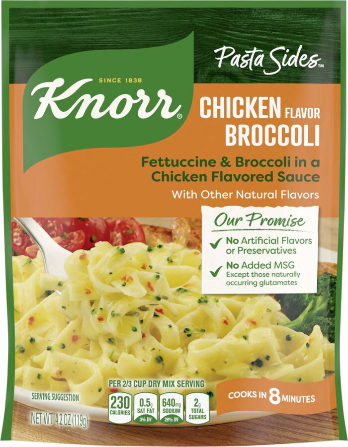 Knorr, Pasta Sides Chicken Broccoli, Case Of 8, 4.2 Oz - Image 1