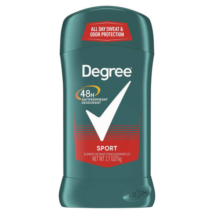 Degree, Men Original Antiperspirant Deodorant Sport, Case Of 6, 2.7 Oz - Image 1