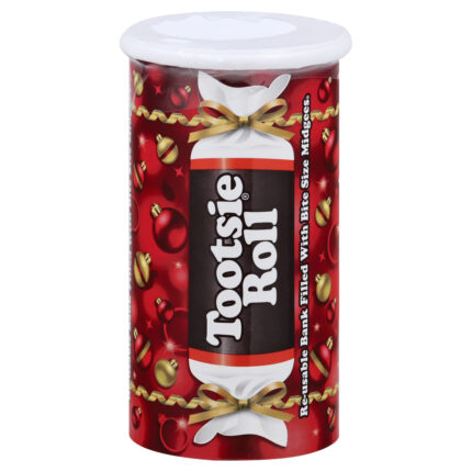 Tootsie, Tootsie Roll Midgees Reusable Bank, Case Of 24, 4 Oz