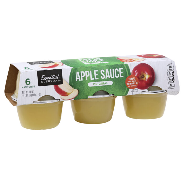 Essential Everyday, Original Apple Sauce, Case Of 12, 24 Oz - Image 1