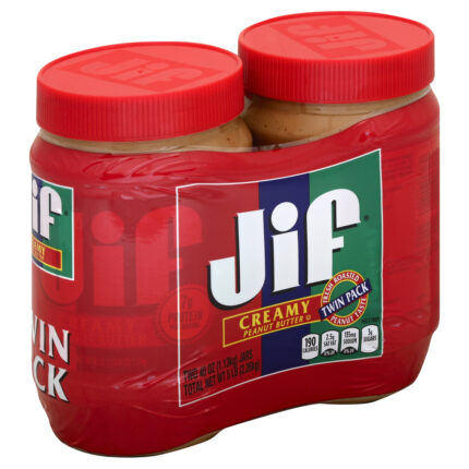 Jif, Peanut Butter, Case Of 4, 80 Oz