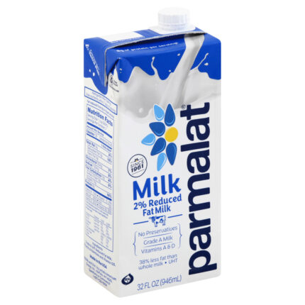 Parmalat, Milk 2% Reduced Fat, Case Of 12, 32 Fl Oz