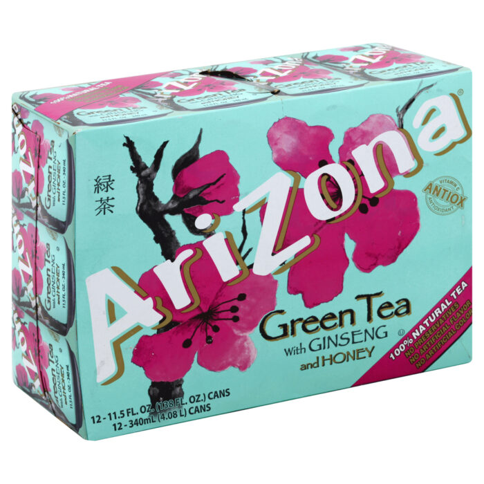 Arizona, Green Tea With Ginseng And Honey, 1 Each, 138 Fl Oz - Image 1