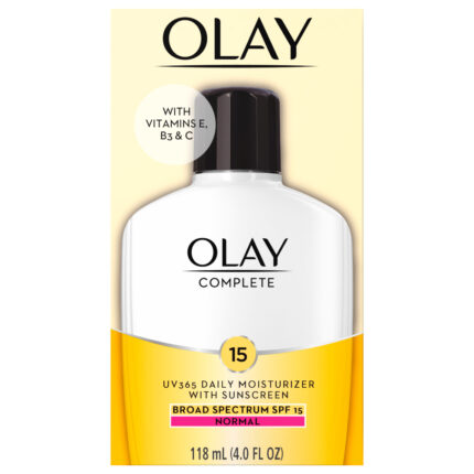 Olay, Complete Daily Moisturizer For Normal Skin Spf 15, Case Of 3, 4 Fl Oz