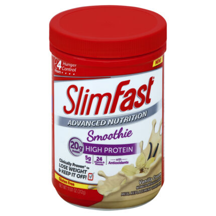 Slim Fast, Advanced Nutrition Smoothie Mix Vanilla Cream, Case Of 2, 12.83 Oz