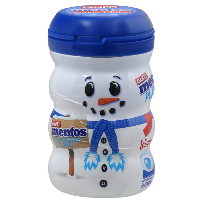 Mentos, Gum Pure Fresh Winter Edition, Case Of 6, 4 Oz - Image 1