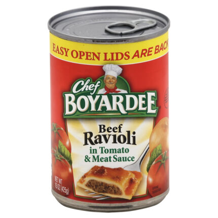 Chef Boyardee, Beef Ravioli In Tomato & Meat Sauce, Case Of 24, 15 Oz