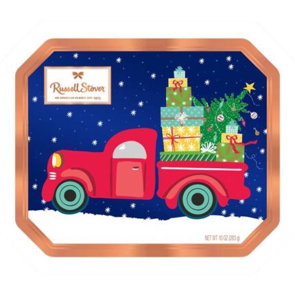 Russell Stover, Chocolate Fine Christmas Box, Case Of 6, 10 Oz