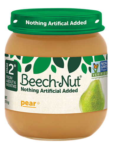 Beech-Nut, Beech Nut Homestyle Stage 2 Baby Food 6 Months+ Pears, Case Of 10, 4 Oz