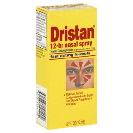 Dristan,12 Hours Nasal Spray, Fast Acting Formula, Case Of 6, .5 Fl Oz