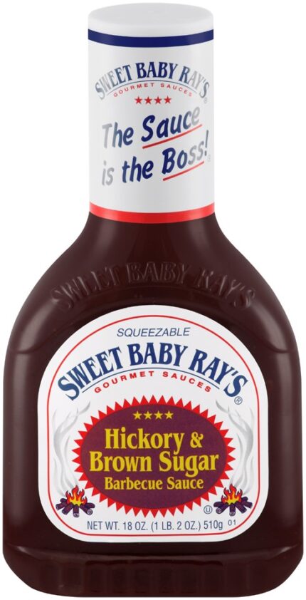 Sweet Baby Ray'S, Hickory And Brown Sugar Barbecue Sauce, Case Of 12, 18 Oz