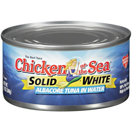 Chicken Of The Sea, Tuna In Water Solid White Albacore, Case Of 24, 12 Oz