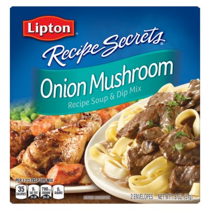 Lipton, Soup And Dip Mix Onion Mushroom, Case Of 12, 1.8 Oz