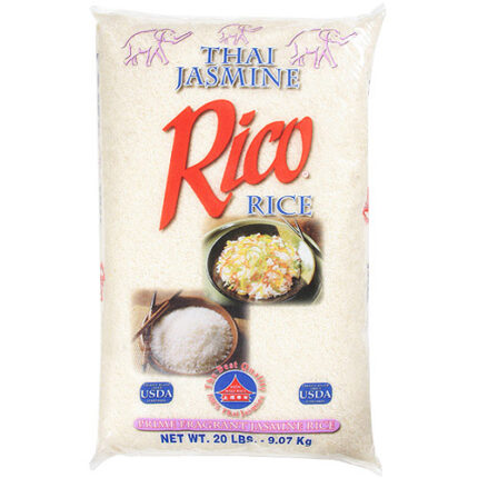 Rico, Thai Jasmine Rice, 1 Each, 20 Lb