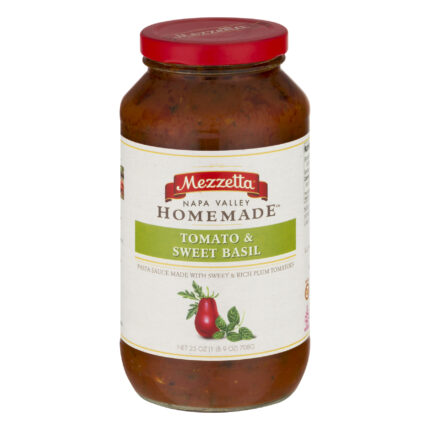 Mzzeta Sauce,Tomato Basil 25 Oz