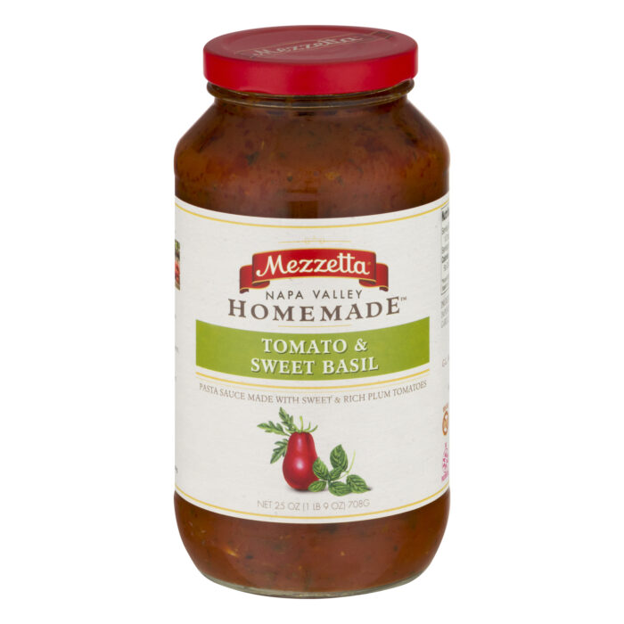 Mzzeta Sauce,Tomato Basil 25 Oz - Image 1