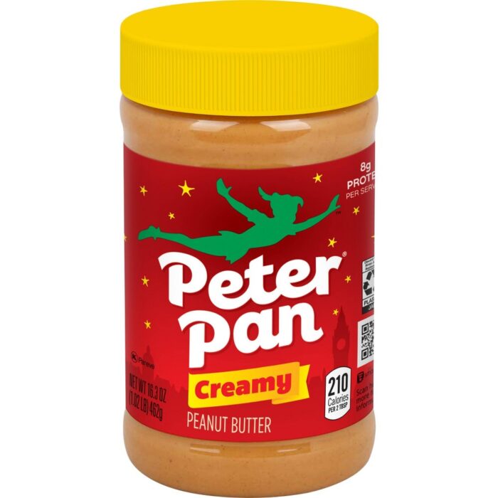 Peter Pan, Creamy Peanut Butter, Case Of 12, 16.3 Oz - Image 1