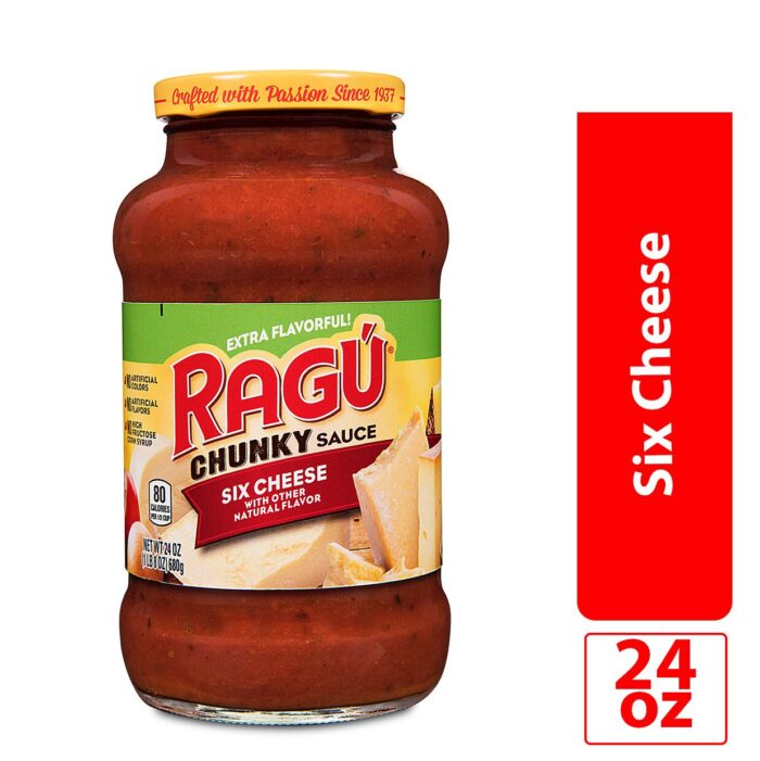Ragu, Cheese Creations Six Cheese Pasta Sauce, Case Of 12, 24 Oz - Image 1