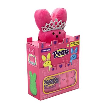 Peeps, Plush Princess Castle With Plush Toy And Marshmallow Bunnies, Case Of 6, 1.5 Oz