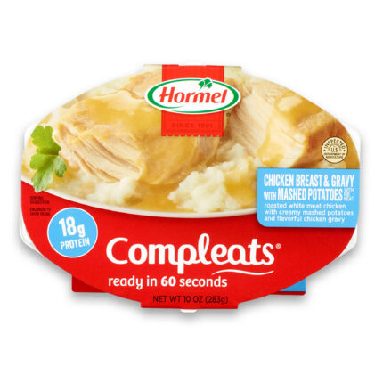 Hormel, Compleats Chicken Breast With Gravy And Mashed Potatoes, Case Of 6, 10 Oz